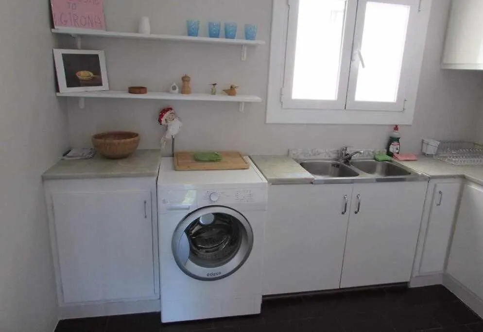 Lägenhet Apartamento Con Increibles Vistas Y Terraza Girona Spanien